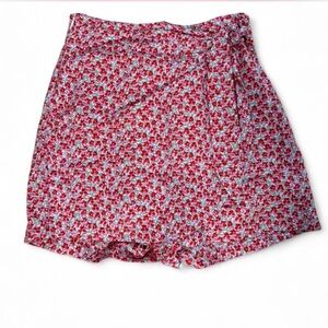 FRNCH Paris Floral Women's wrap skort in floral print. Size small.